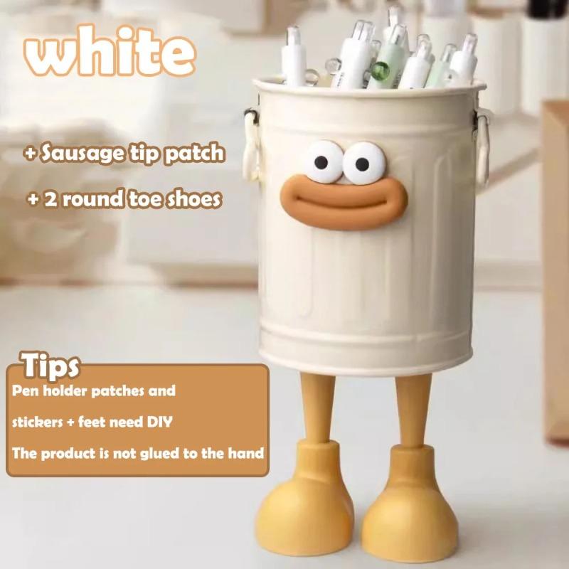 

Cartoon Pen Holder A Simple Storage Rack Used for Office Storage Desk Storage and Home Study Storage белый