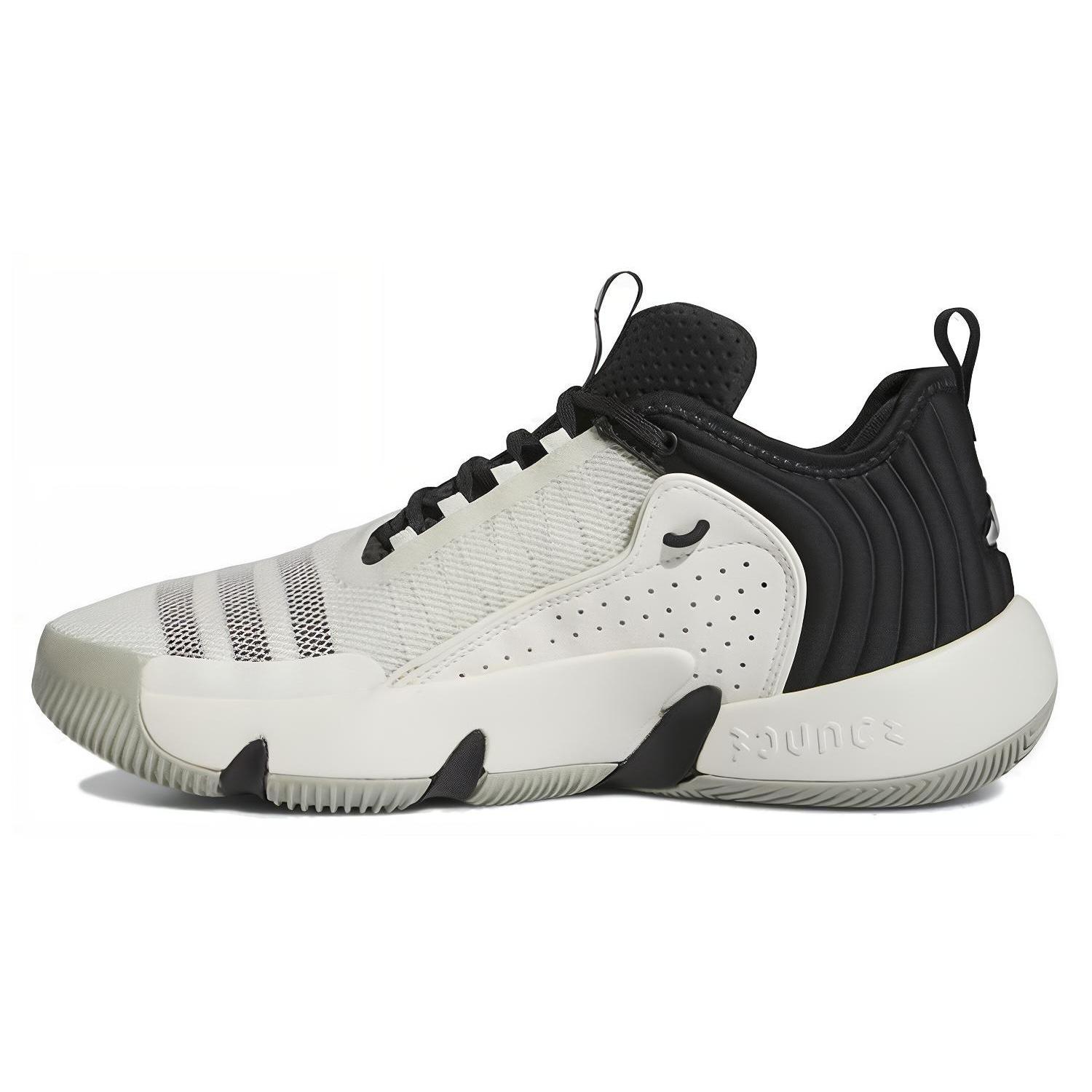 adidas Trae Unlimited Basketball Shoes White Black Grey Men s IF5609 EU 44