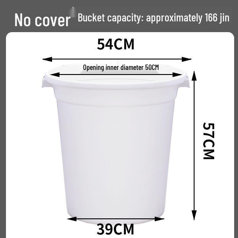 Extra Large Thickened Plastic Bucket with Lid for Household, Water Storage, Enzyme Fermentation