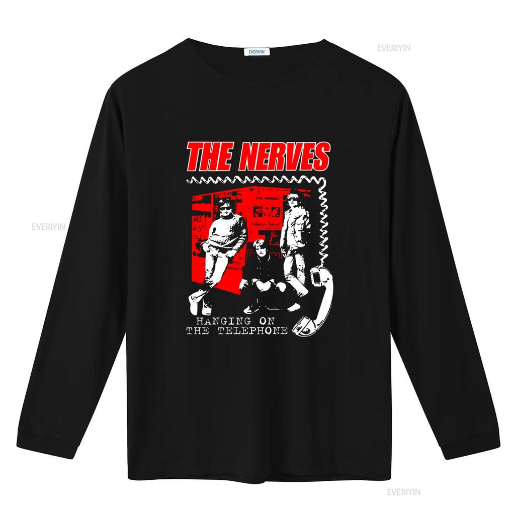 Das Nerven am Telefon hängen T-Shirt für Herren Retro Rockband Design Vintage Gewaschen Lässiges Atmungsaktives Oberteil Für Den Täglichen Gebrauch