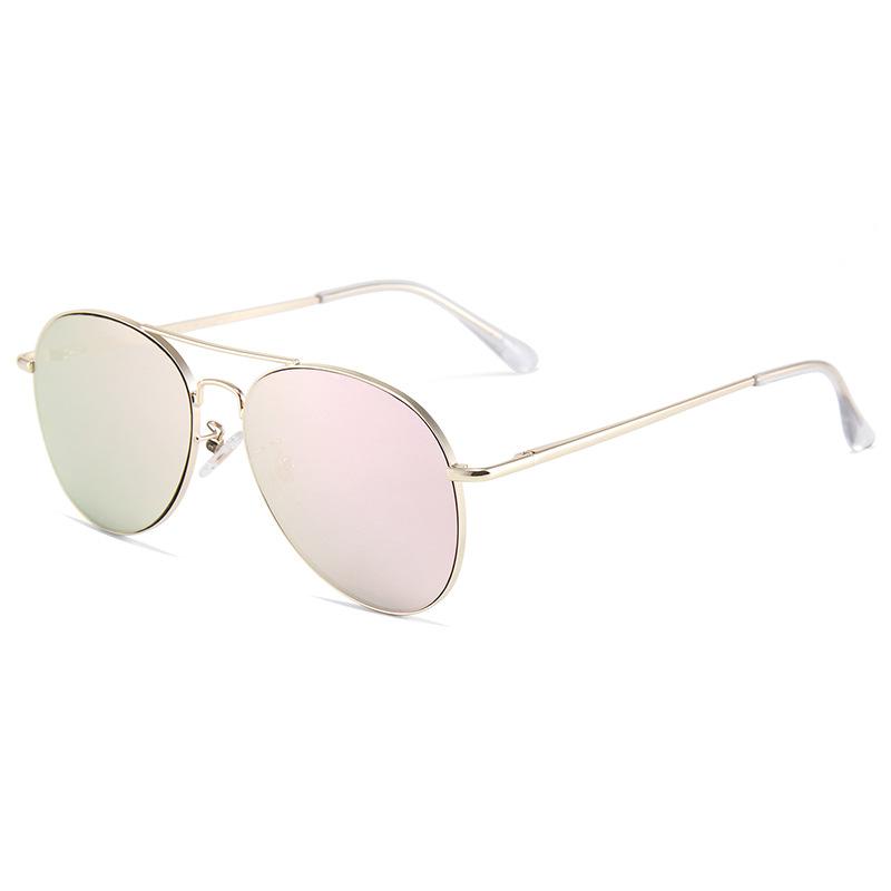 TOYEARN Vintage Oversized Pilot Sunglasses Women For Men Fashion Brand Designer Metal Frame Trending Mirror Sun Glasses UV400