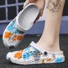 Fashion Men Slippers Comfort Beach Sandals Non-slip Garden Shoes Chef Shoes Summer Casual shoes Nurse Doctor  Flip Flops