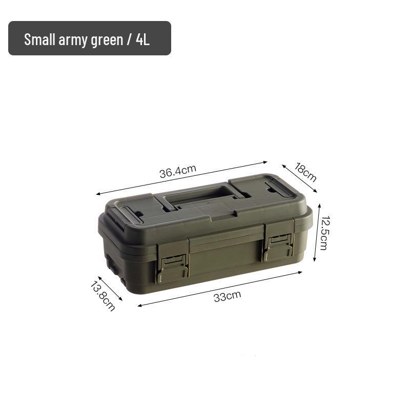 Multi-Layer Tool Storage Box for Gardening, Painting, and Hardware