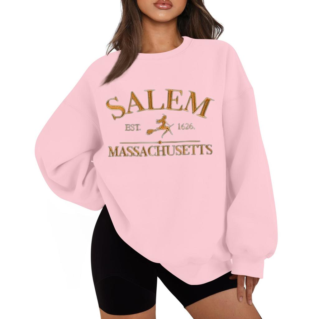Women's  Sweatshirt Fall Vintage Graphic Long Sleeve Pullover Sweatshirt