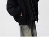 Men's Autumn/Winter Deconstructed Cotton Jacket, Faux Two-Piece, Street Hip-Hop Style, Outdoor Hooded Top