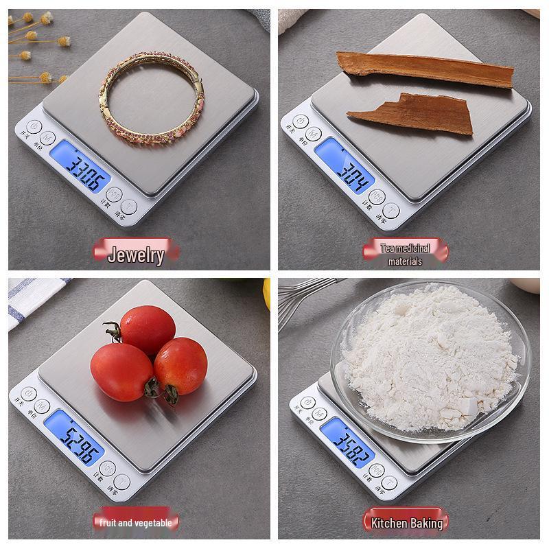 Compact Precision Kitchen Scale for Baking and Cooking