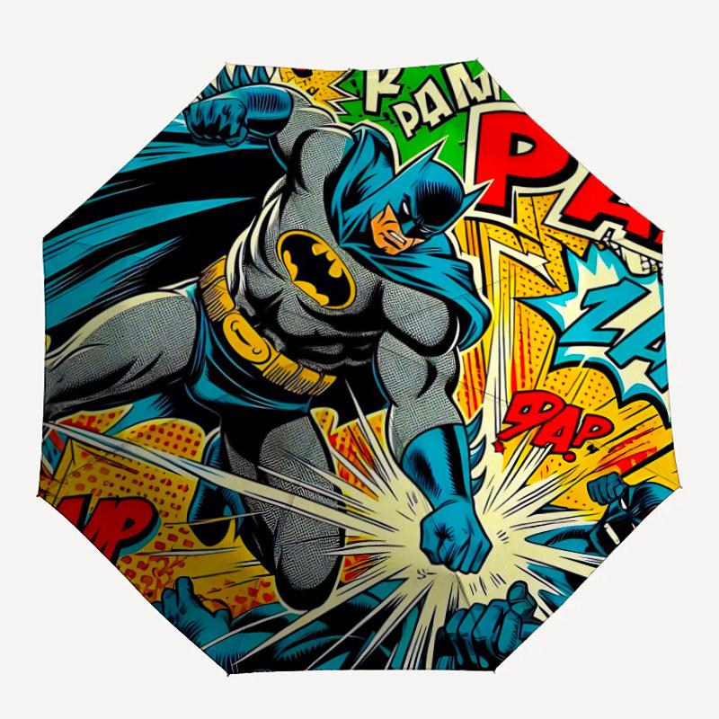 1pc Batman Automatic Open/Close Umbrella, Christmas Gift for Men Women, Daily Travel Outdoor Use Yy251101181
