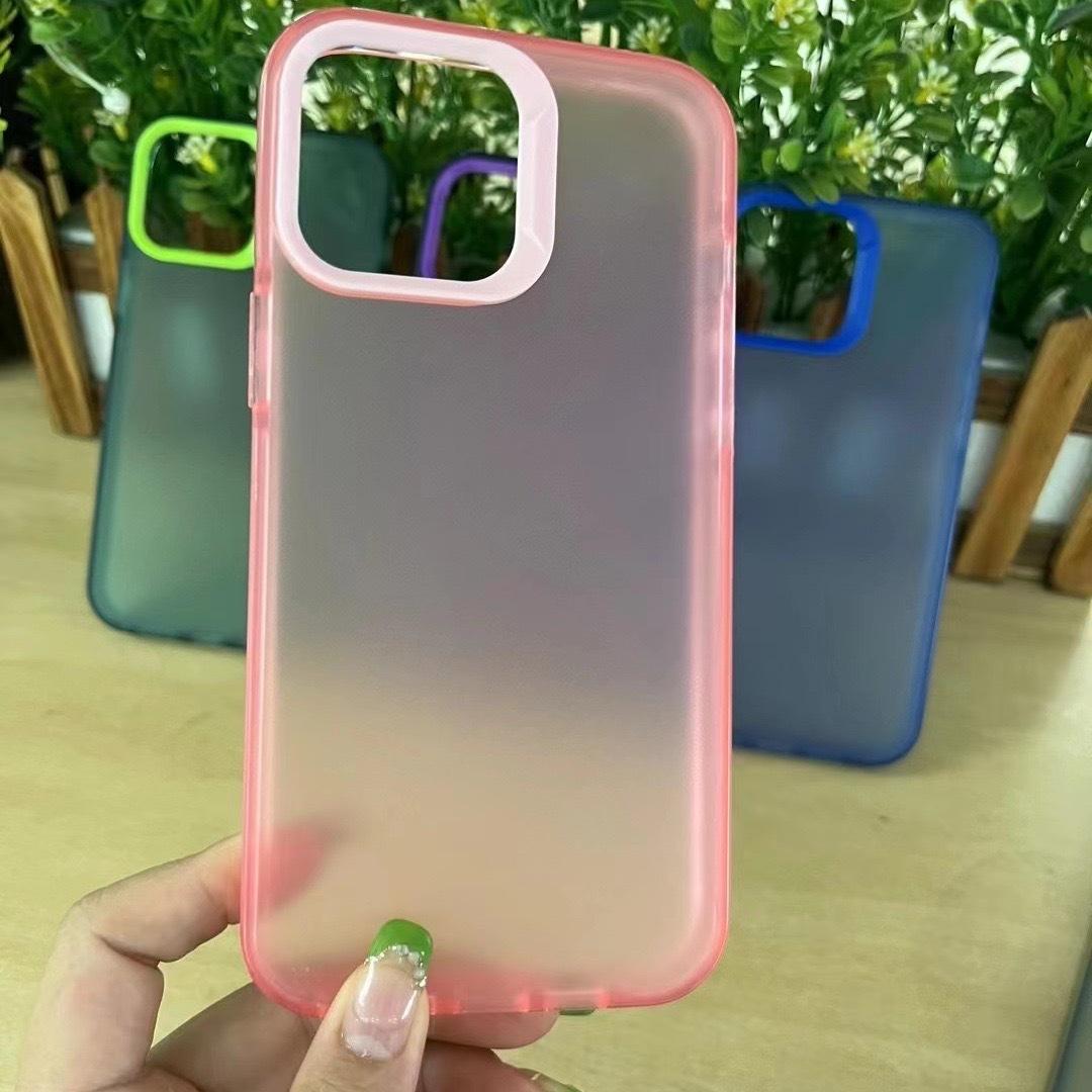 

Подходит для IPhone15ProMax Матовый чехол для телефона 16pro Однотонный Противоударный Покрасочный материал Apple 14 Apple 15Plus