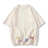Summer Short-sleeved T-shirt Women's New Pure Cotton Design Sense Niche American Retro Loose Cartoon Half-sleeved Top