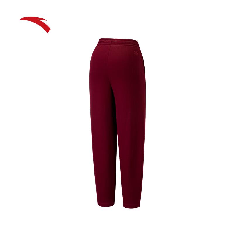 Anta Women's Fleece-Lined Tapered Cuffed Sweatpants