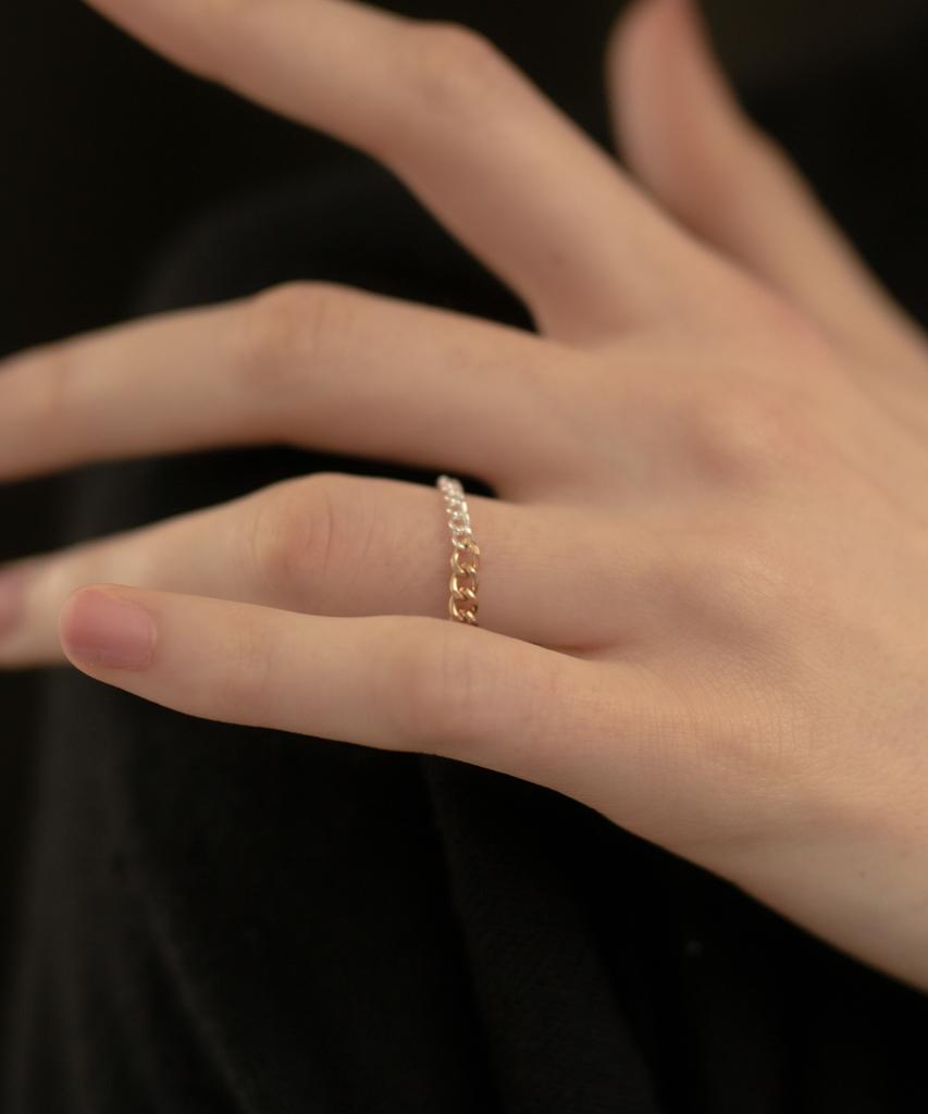 Novice Tokyo Mix Layered Chain Ring / One Color