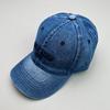 Versatile Fashion Embroidered Denim Letter Washed Sunshade Korean Baseball Cap Men'S And Women'S Trend Breathable