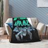 Project Hail Mary Amaze Eridani-Rocky Flannel Blanket Neon Portrai Funny Throw Blanket Sofa Bedding Lounge Super Soft