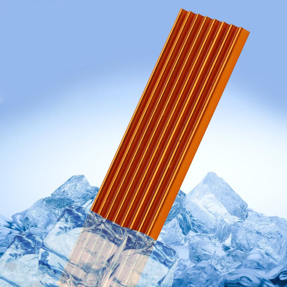 PCIE M.2 2280 SSD Solid State Drive High-Speed Aluminum Alloy Heatsink Ultra Thin Cooling Fin