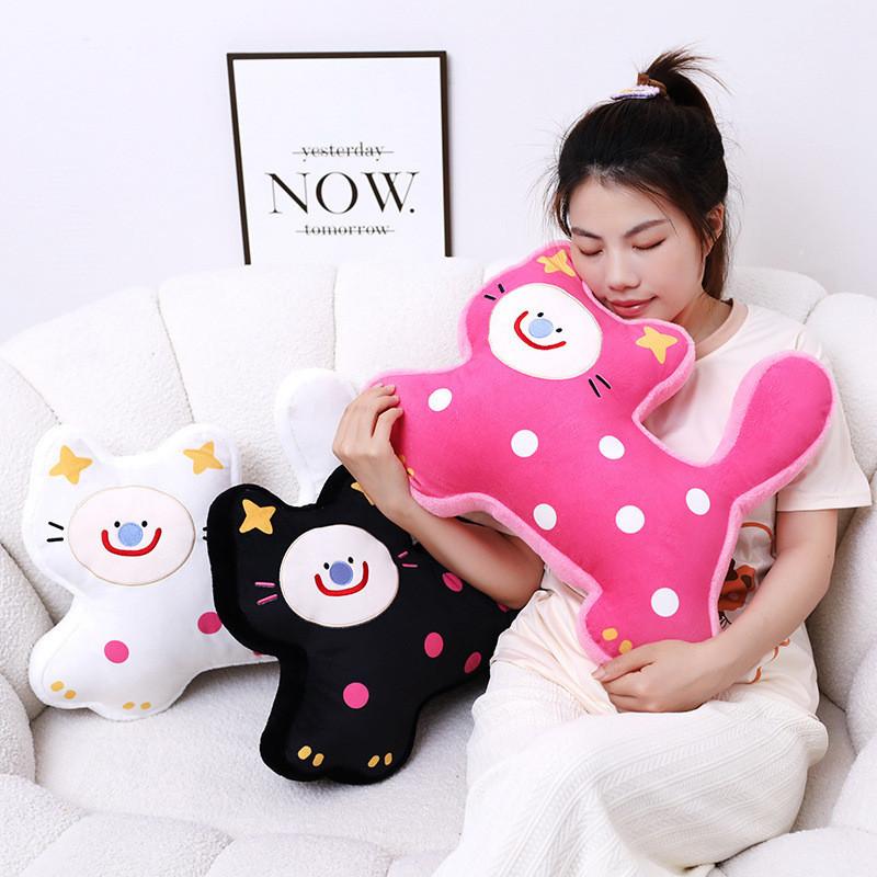 Adorable Plush Cat Pillow Soft Stuffed Animal Toy Perfect Gift For Kids