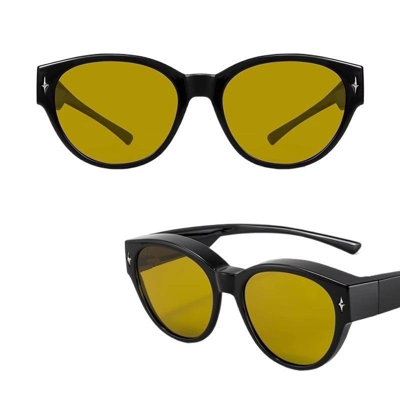 Women Men That Can Be Worn Over Other Glasses for Driving Riding Fit Over Glasses Sunglasses Cat Eye Shades Wrap Around
