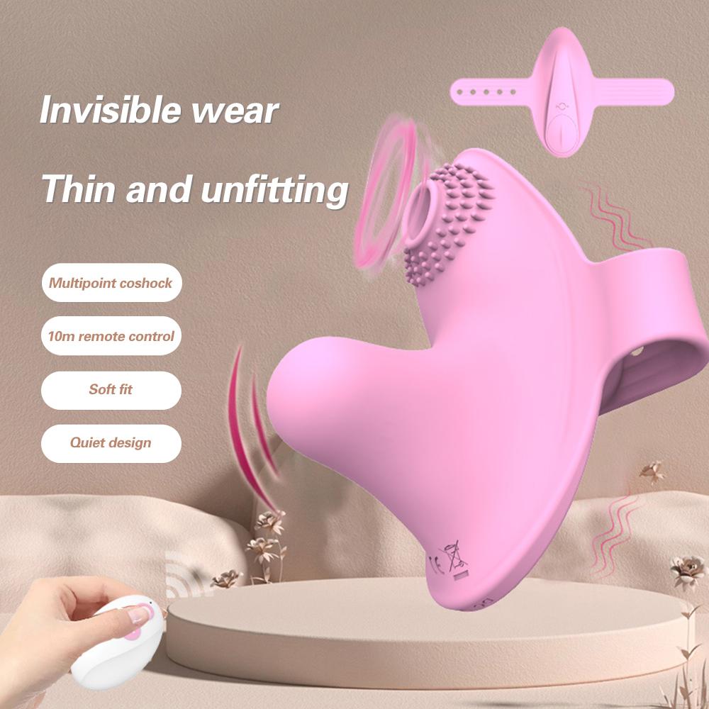 Sucking Vibrator Remote Control Powerful Nipple Breast Sucker Clitoris Silent and Waterproof Adult Sex Toys Clit Stimulator