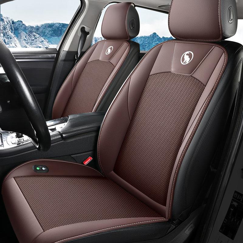 Kühlkissen Auto Sommerkühlung Lüftungssitz Stuhlkissen 12V Kühlung Autositzkissenbezug mit Luftbelüftetem Ventilator/Kühlkissen