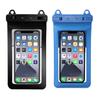 PVC Phone Case with Lanyard Waterproof Phone Dry Bags Portable Lightweight Inductive Touch Rotating Buckle for Vacation Swimming