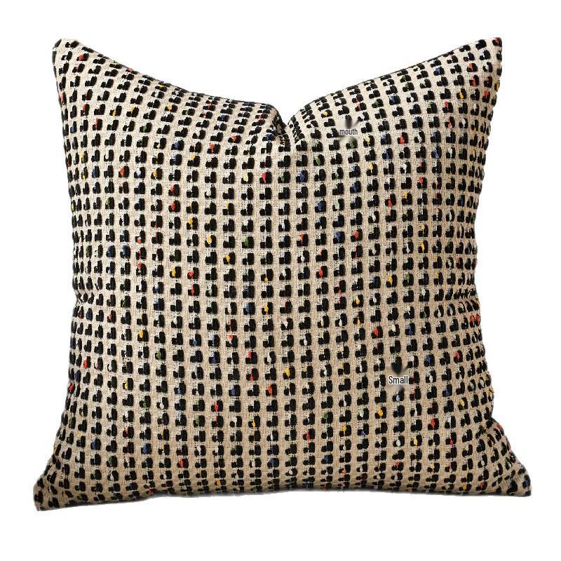 Randigt Chenille Dekoradopplagg - Modern Bohemisk Stil (Ingen insats)