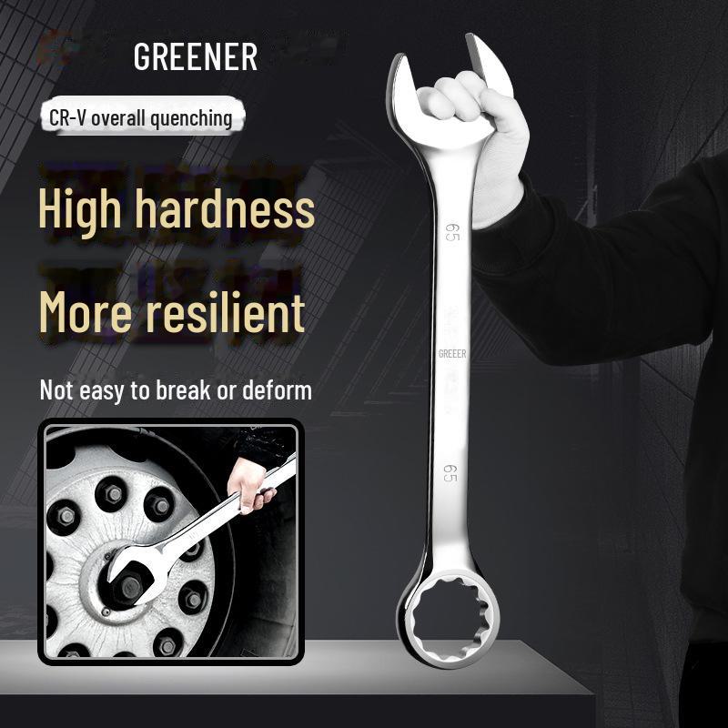 Green Forest Dual-Use No. 13 Industrial Double-Ended Plum Wrench Tool Set