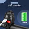 1 sada Zvonek na kolo Dobíjecí 6 režimů Proti krádeži Hlasitý zvuk USB Elektrický pro jízdní kolo