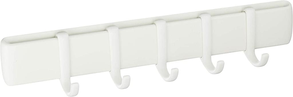 Marna Magnetic Hook Set Bathroom Small Item Storage Wall Hook Wall Mount with Magnet W620W 5-Hook (White) (Sponge/Squeegee Storage)