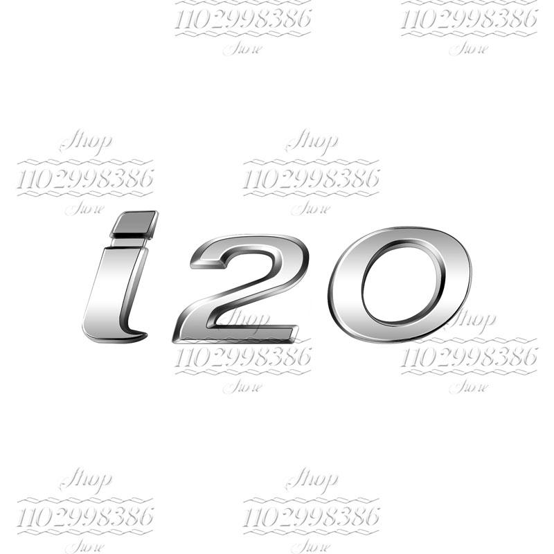 1 Pezzo Cromato 3D Metallo Styling Auto Lettera Emblema Decorazione Portellone Posteriore Per I10 I20 I30 I40 Logo Targhetta Adesivo Accessori