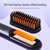 Tragbarer kabelloser Glättkamm mit Verbrühungsschutz und negativen Ionen zur Haarpflege
