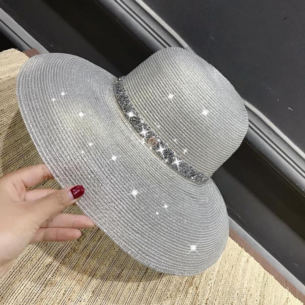 Vacation Straw Hat Big Brim Hat Sun Hat Women Travel Beach Hat Sun Hat Women Sun Protection Hat
