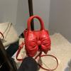 2026 Trendy Women Cute Bow Small Square Bag Fashion Shoulder Crossbody Handbag