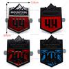 Metal Car Grille Fender Badge Cross-country Mountain 4X4 Emblem For Jeep Grand Cherokee Wrangler Compass Patriot Accessories ALX1