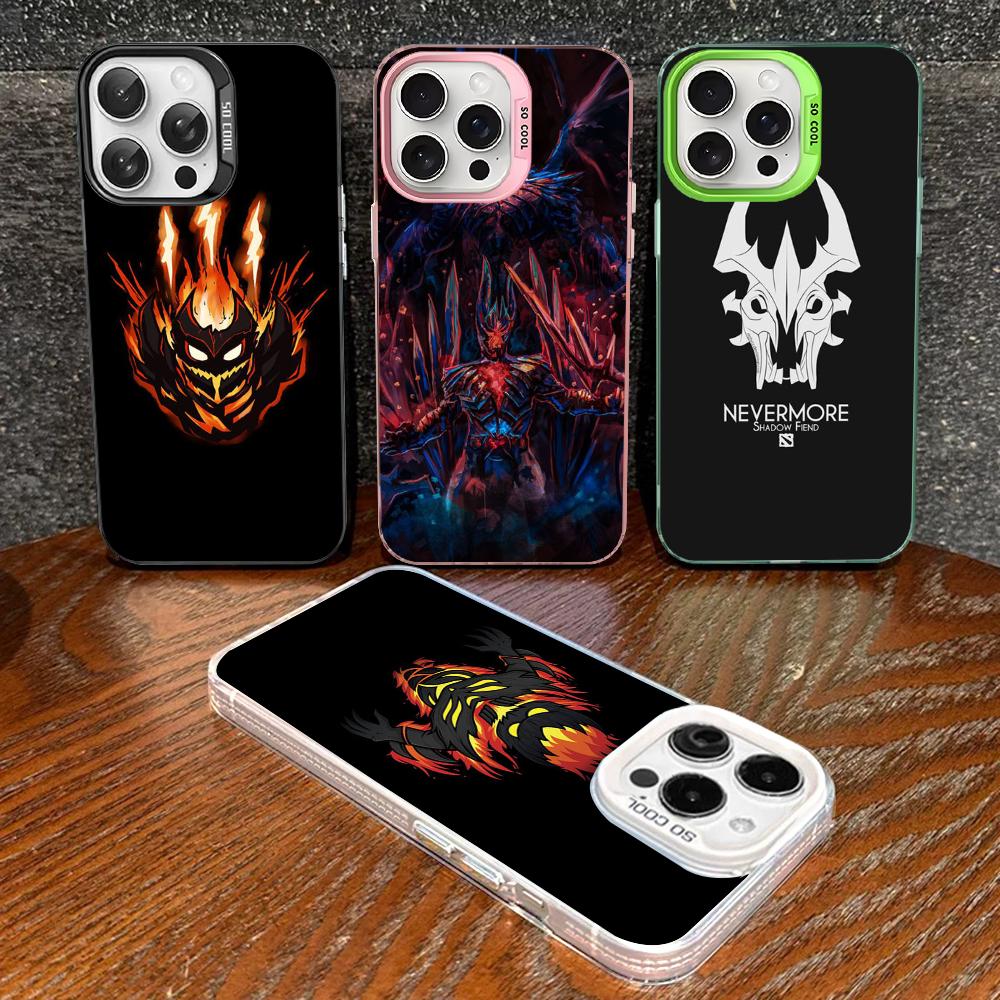 Shadow Fiend Dota 2 Phone Case For IPhone 18 16 15 14 13 12 11 Pro Max X XR XSMAX 8 7 Plus Matte Shockproof Back Cover
