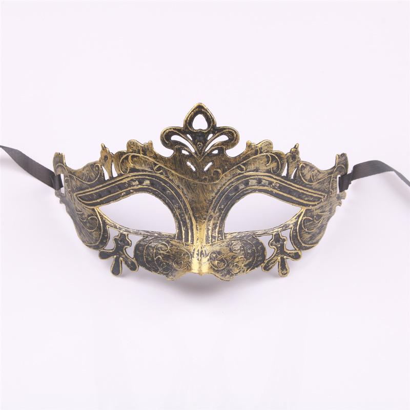 Antique Half-Face Greek Roman Jazz Mask for Men and Women