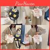 Little Lamb Penguin Bowknot Cartoon Pattern Plush Backpack Girls Bag Crossbody