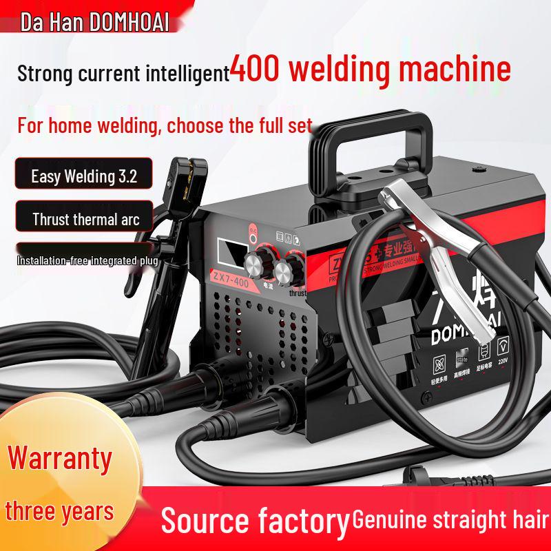 Da Han 400 Portable 220v Industrial Electric Welder - Handheld Matte Finish for Household Use
