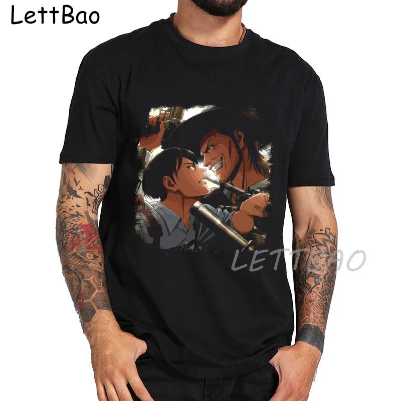 Mężczyźni Kawaii The Survey Corps koszulki z nadrukami japońskie anime atak na tytana T Shirt śmieszne