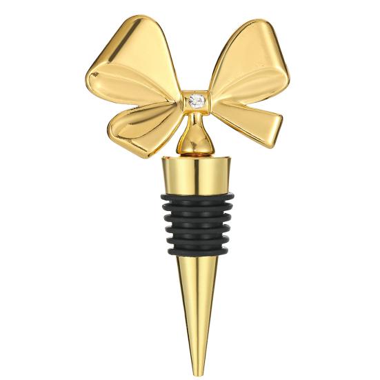 Wine Bottle Stopper Reusable Wine Cork Bow-shaped Flexible Bottle Stopper Housewarming Gift for Wine Lovers