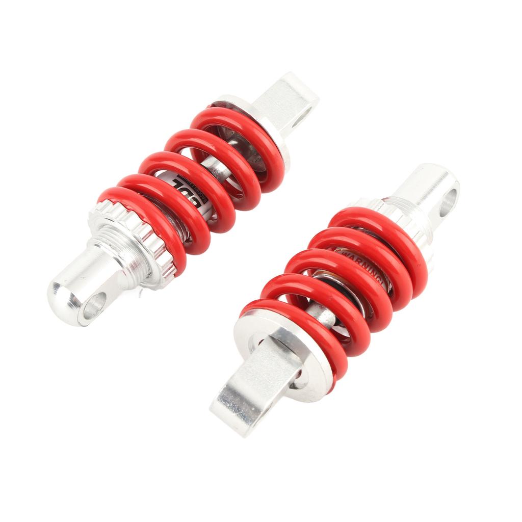2Pcs Rear Spring Assisted Shock Absorber Aluminum Alloy Adjustable for ATV Scooter 100mm
