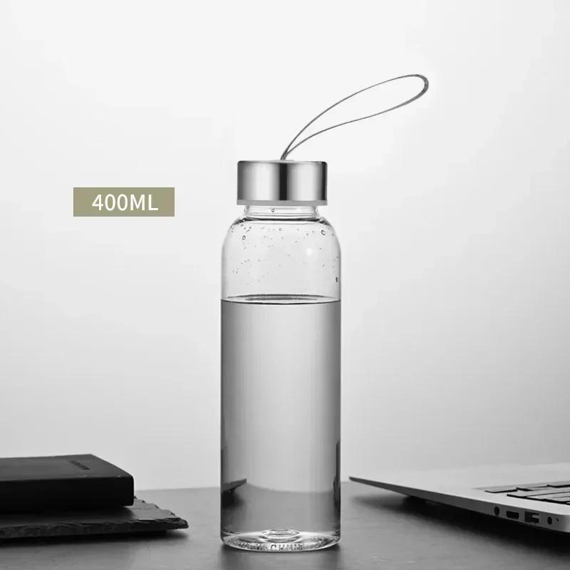 

300/400 мл Бутылка для воды с чехлом Герметичная Спортивная Посуда Ремешок Многоразовая Портативная Бутылка для Воды На Открытом Воздухе Фитнес Подарок As shown