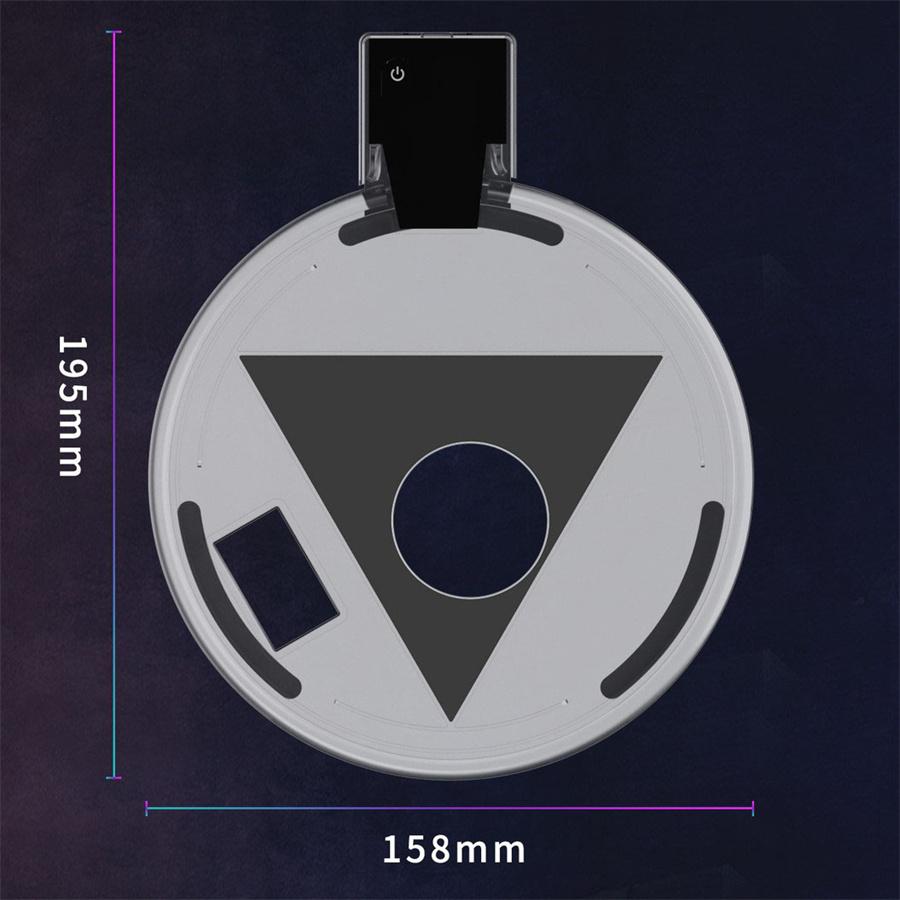 Luminous base cool gradient colorful RGB charging base tray support For Playstation 5