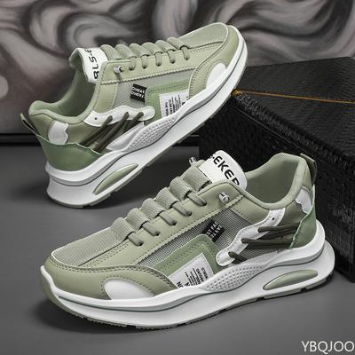 Spring Summer Men's Sports Shoes Are Fashionable Versatile Breathable Lightweight Casual Simple Comfortable Mesh Surface Shoes