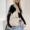 Trendige Damen Nylon Crossbody Brusttasche mit breitem Riemen und hochwertigem Buchstaben-Design