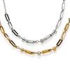 Simple and elegant elliptical bracelet  titanium  steel bracelet, suitable for all seasons as a versatile accessory.