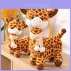 Entzückendes Giraffen-Stofftier Weiches Kuscheltier Schal Langer Hals Niedliches Reh Geschenk für Kinder