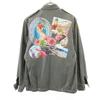 Bp BAIGNEUSES PALACE Back Print Military Jacket Khaki Men's Used