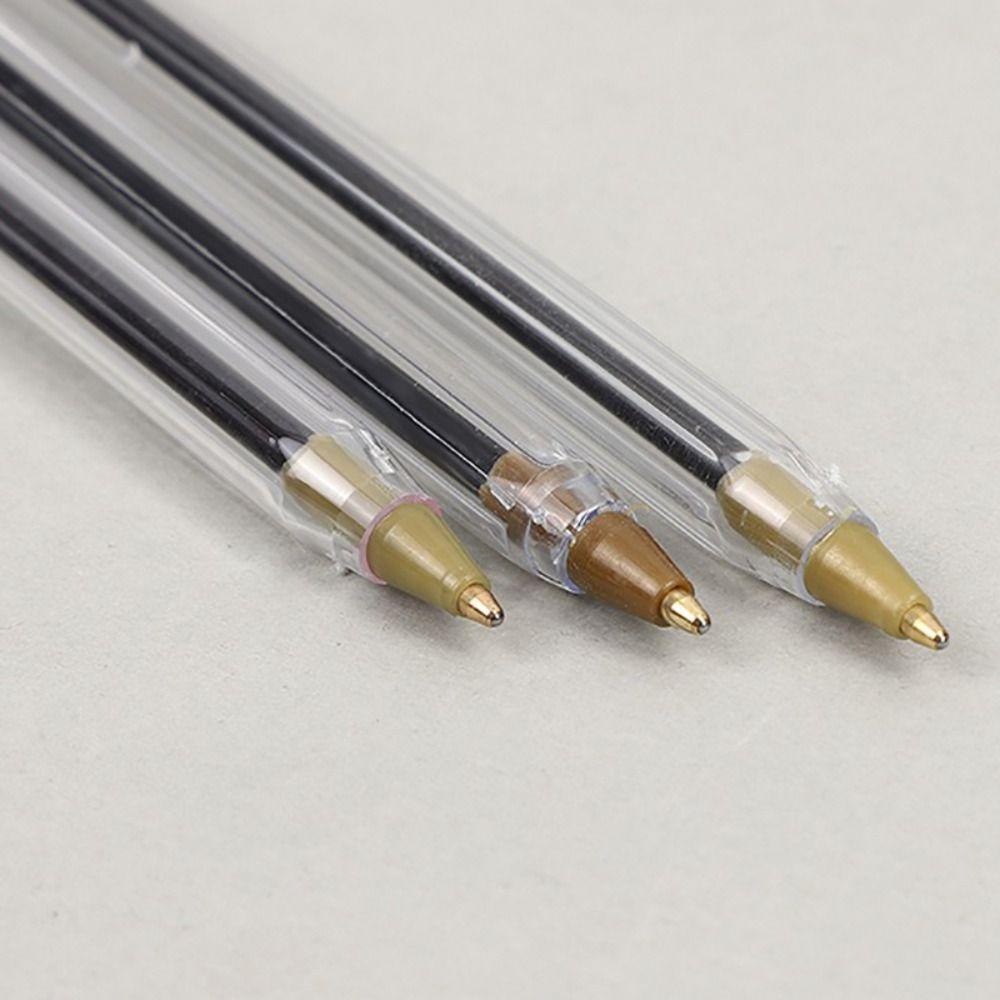 5PCS Black/Blue/Red Ink Gel Pen Press Type Signature Pens Simple Neutral Pen  Stationery