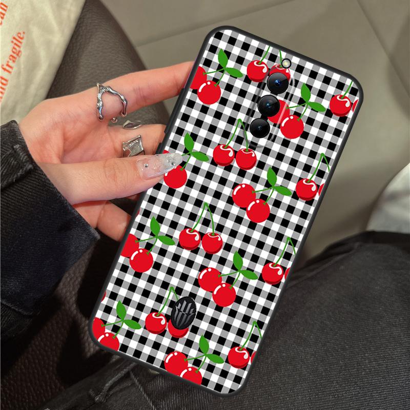 

Food Fruit Red Cherry Case For ZTE Nubia RedMagic 11 9 8 10 Pro Plus 8S 9S 10S Pro 5G 5S 6 7 6S 7S Pro 10 Air Cover Red Magic 8 Pro Plus