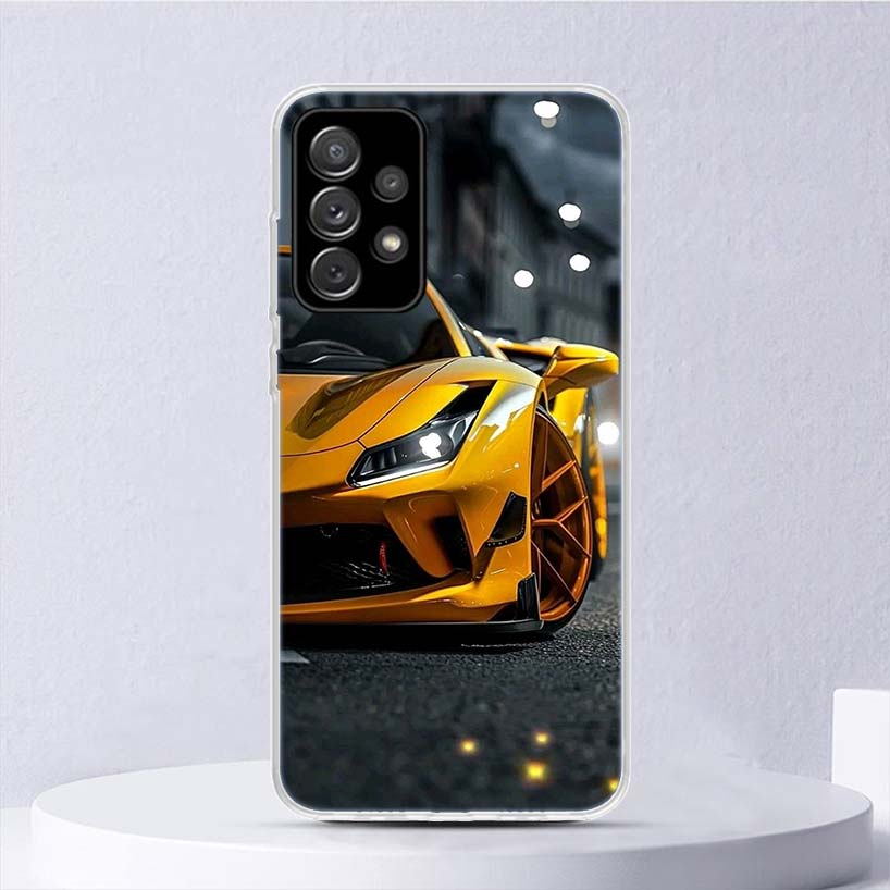 Cool Male Men Sports Cars Soft Case For Samsung Galaxy A16 A15 A14 A13 A56 A55 A54 A53 Phone Cover A26 A36 A25 A35 A24 A34 A23 A