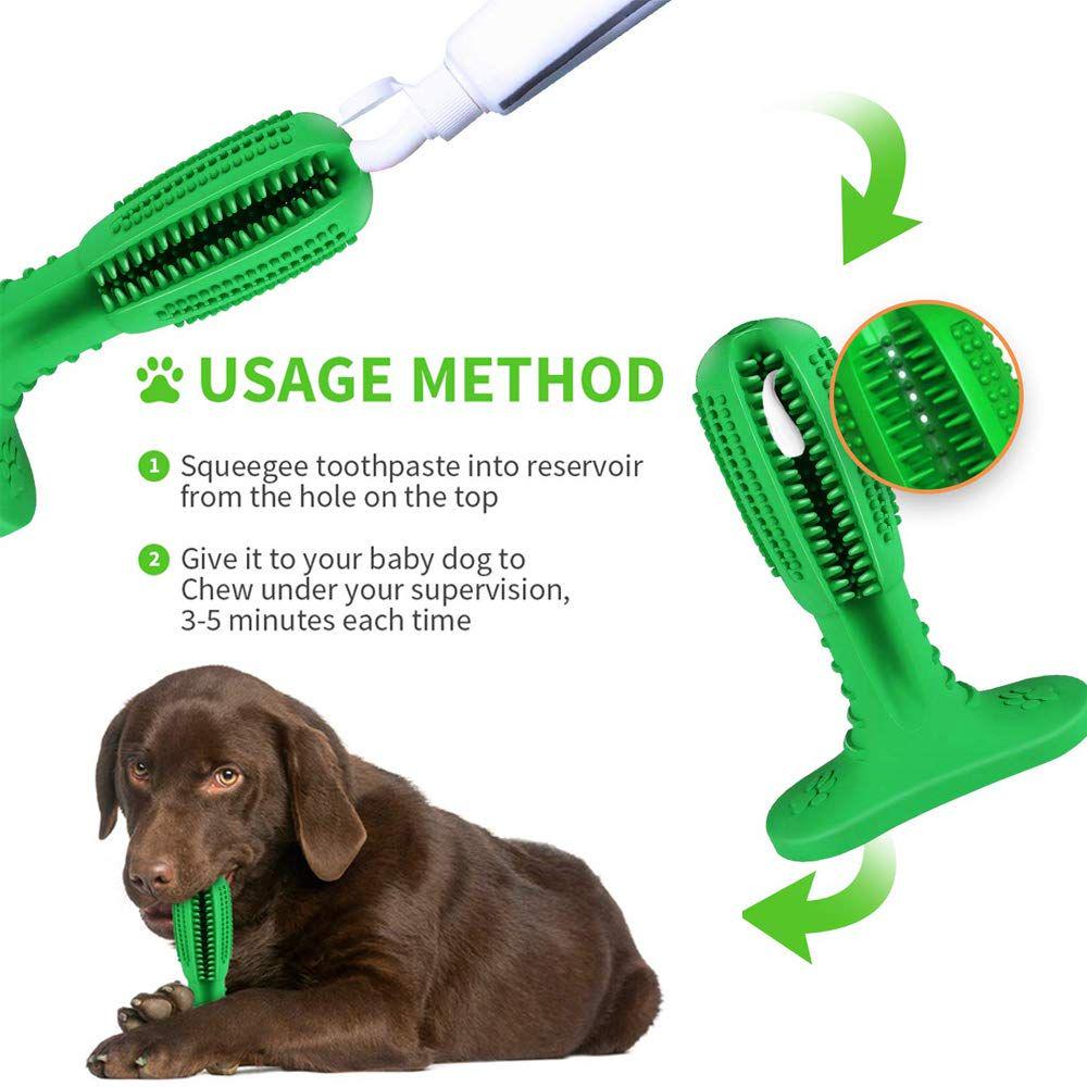 dog toothpaste chew toy